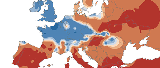 Observed regional trends of river flood discharges in Europe