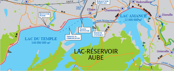 Grands lacs de Seine